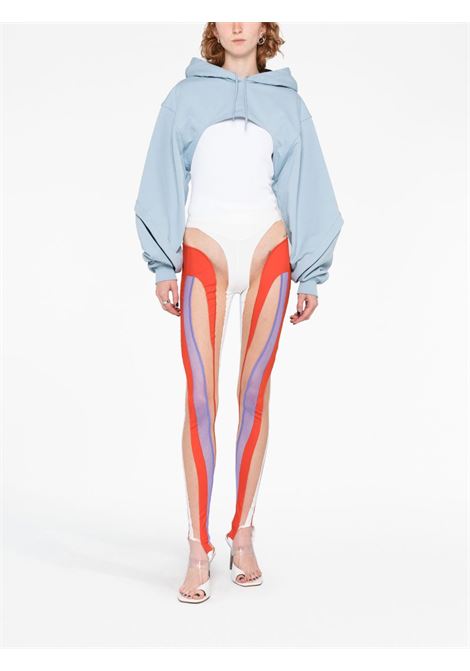 Leggings con design a pannelli multicolore - donna MUGLER | 23S1PA0333580B1430