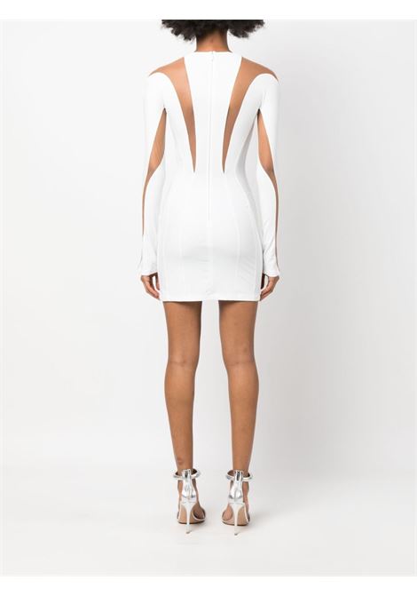 White panelled dress - women  MUGLER | 23S1RO1386842B10N1