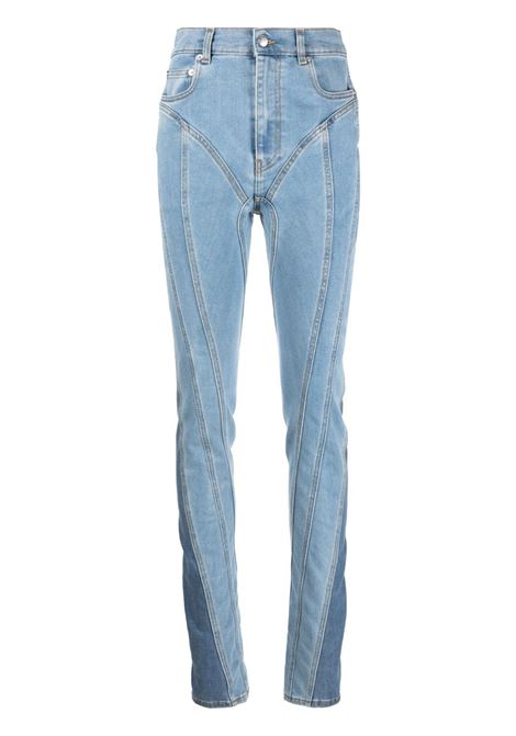 Jeans skinny spiral in blu - donna MUGLER | 23S6PA0326247B2929