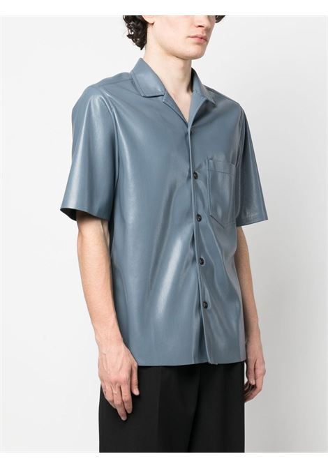 Blue short-sleeve shirt - men NANUSHKA | NU23RSSH00585