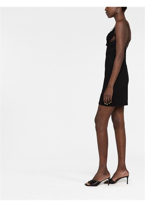 Black amfar mini dress - women NENSI DOJAKA | NDSS23DR139BLK
