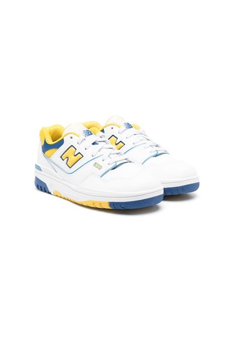 Sneakers basse 550 in giallo, bianco e blu - bambino NEW BALANCE KIDS | PSB550CGWHT
