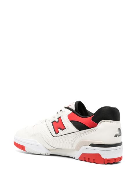 Sneakers 550 in bianco, nero e rosso - unisex NEW BALANCE | BB550VTBSSLT