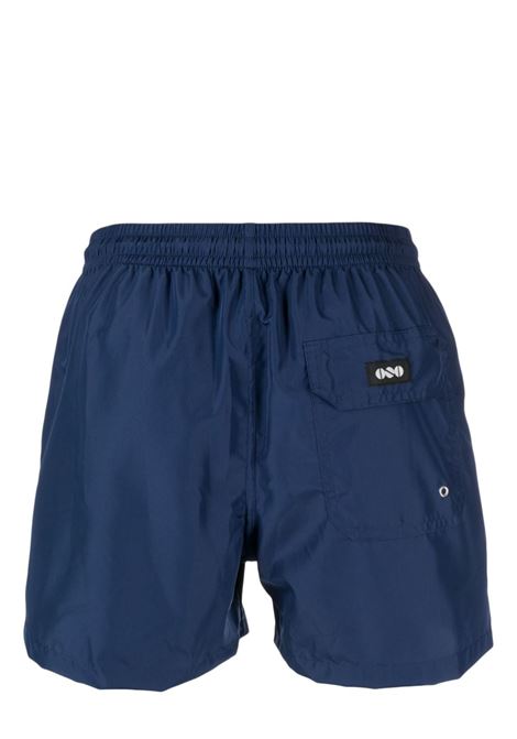 Blue drawstring swim shorts - men NOS | BASIC7676