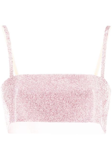 Light pink charlotte crystal-embellished top - women  NUÉ | 100PNK