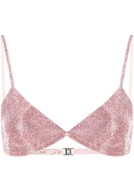Pink charlotte crystal-embellished top - women  NUÉ | 140PNK