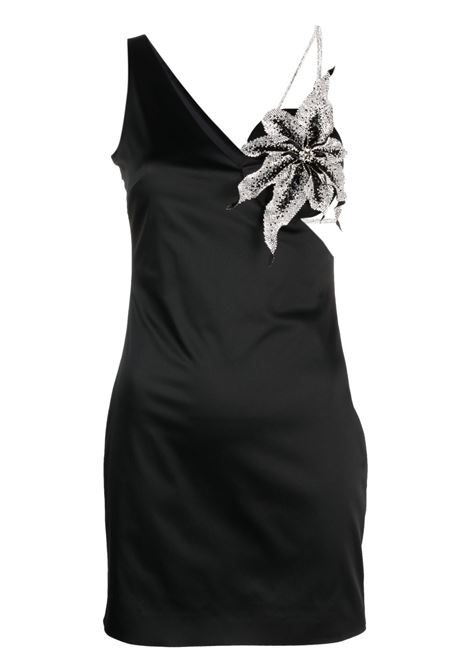 Black orchid crystal-embellished dress - women  NUÉ | 2301DR014BLK