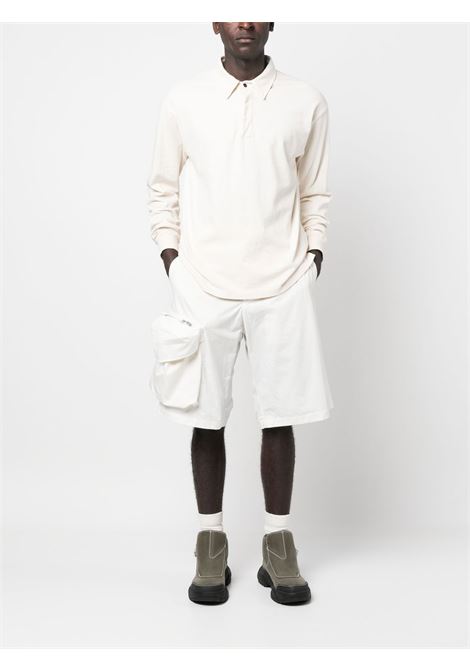 White cargo-style bermuda shorts - women  OAMC | 23E28OAU42COT00837101