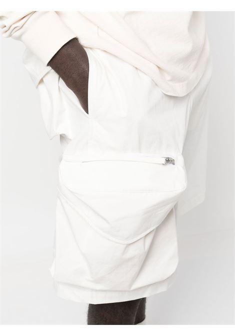 White cargo-style bermuda shorts - women  OAMC | 23E28OAU42COT00837101