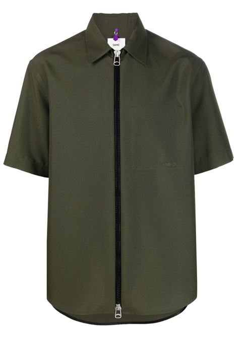 Green ian short-sleeved shirt - men OAMC | 23E28OAU52PESOA009306