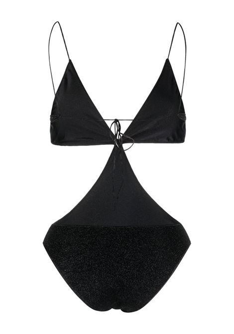 Black Lumi?re cut-out swimsuit - women  OSÉREE | LBS238BLK