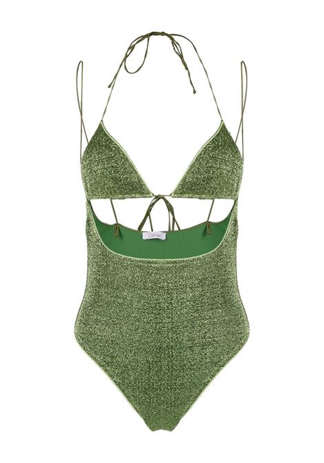 Green Lumi?re cut-out swimsuit - women OSÉREE | LKS238GRN