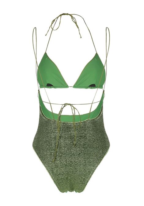 Green Lumi?re cut-out swimsuit - women OSÉREE | LKS238GRN