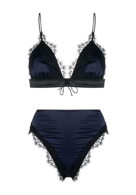 Bikini con pizzo in nero - donna OSÉREE | TMS238NGHTBL