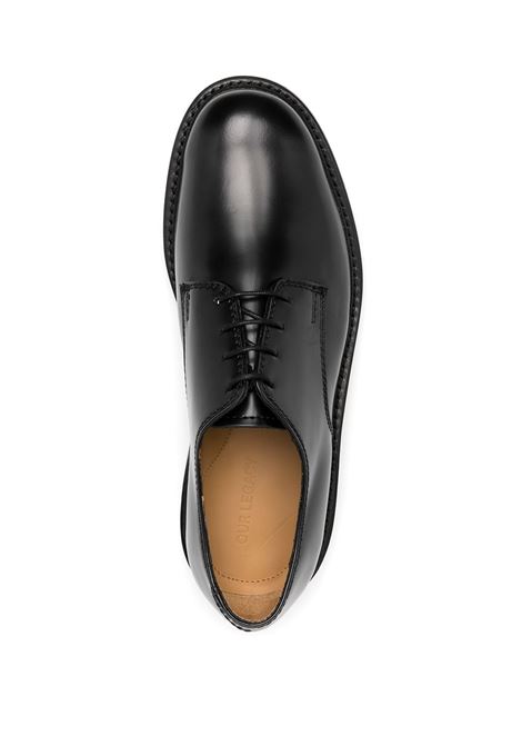 Black Uniform Parade oxford derby shoes - men OUR LEGACY | M1937UPBLBLK