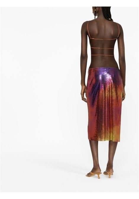 Multicolour Jupe chainmail skirt - women PACO RABANNE | 23PIJU358MH0158V963