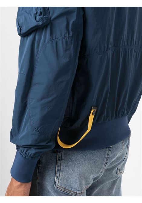 Blue gobi spring logo-patch hooded jacket - men  PARAJUMPERS | PMJCKMA01P01673
