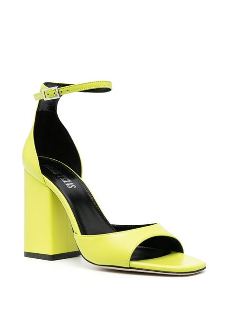 Yellow Holly Fiona 100mm sandals - women PARIS TEXAS | PX982XLTH3ACD
