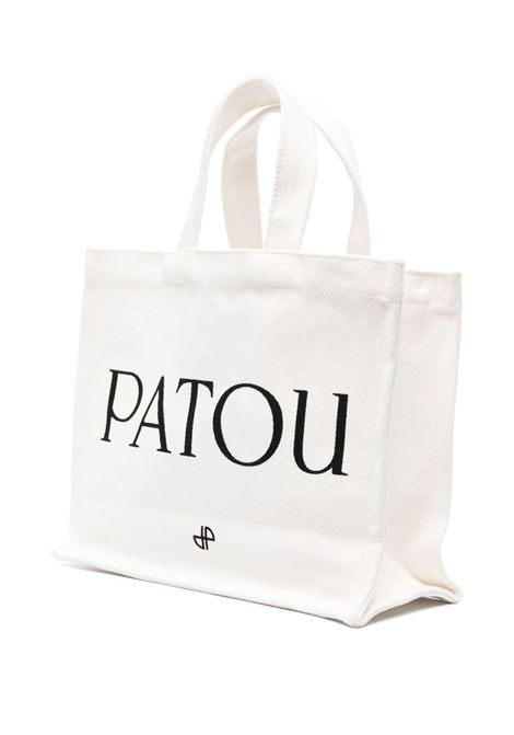 Borsa tote con logo in bianco - donna PATOU | AC0250076090C