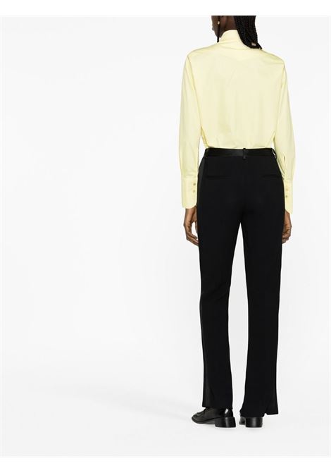 Yellow long-sleeve button-fastening shirt - women PATOU | BL0230017214C