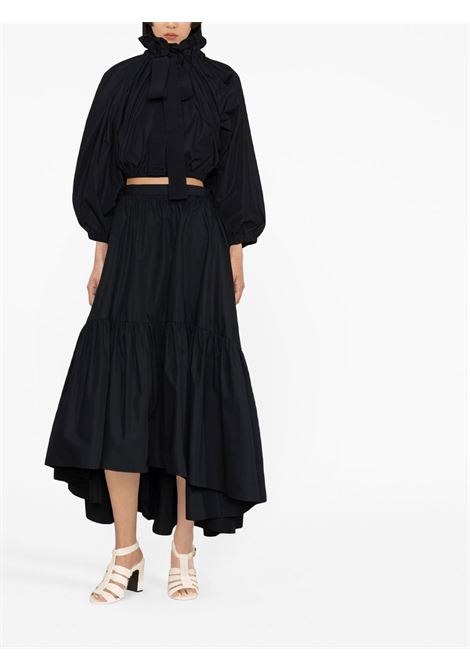 Black frill-detail skirt - women PATOU | SK0380017697E