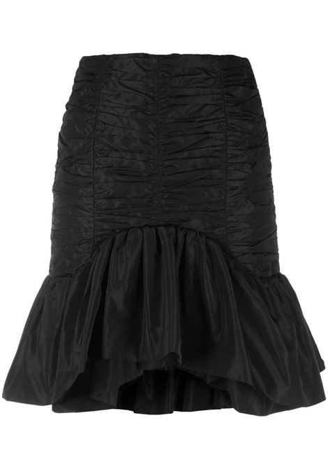 Black Bloom ruffled miniskirt - women PATOU | SK0410011999B