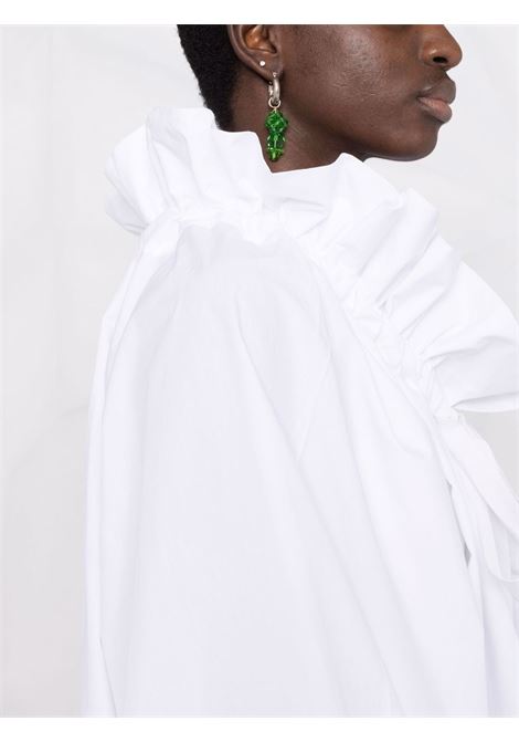 White ruffled high-neck top - women PATOU | TO0170017001W