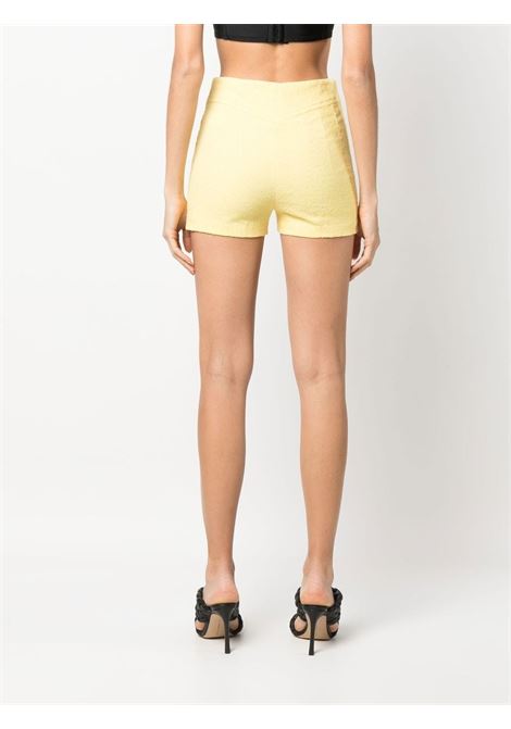 Shorts sartoriali con doppia zip in giallo - donna PATOU | TR0290134213M