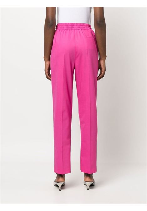 Fuchsia high-waist straight-leg trousers in pink- women PHILOSOPHY DI LORENZO SERAFINI | A031507240210