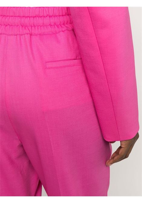 Fuchsia high-waist straight-leg trousers in pink- women PHILOSOPHY DI LORENZO SERAFINI | A031507240210