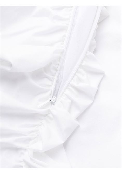 White ruffle short dress - women PHILOSOPHY DI LORENZO SERAFINI | A041307180001