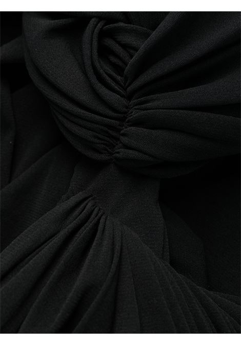 Black open-back maxi dress - women PHILOSOPHY DI LORENZO SERAFINI | A046121180555