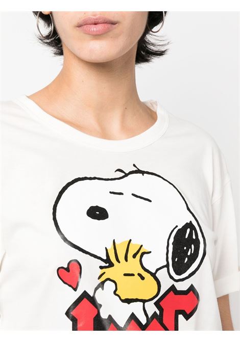T-shirt snoopy love in bianco - donna PHILOSOPHY DI LORENZO SERAFINI | J070507441002
