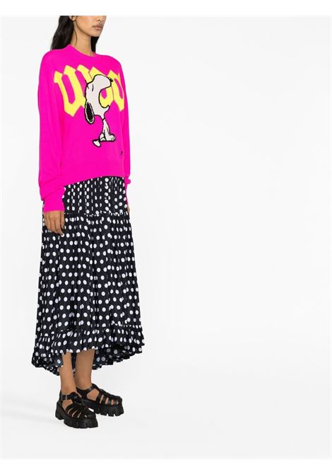 Pink Snoopy-intarsia knit jumper - women  PHILOSOPHY DI LORENZO SERAFINI | J091907001217