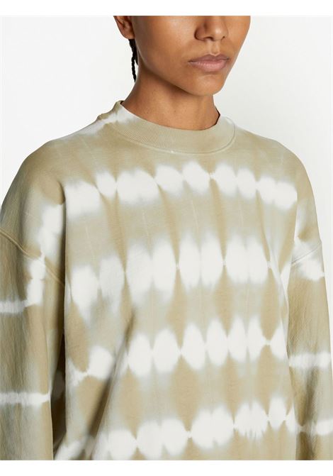 Grey and white tie dye-print sweatshirt - women PROENZA SCHOULER WHITE LABEL | WL2314144290