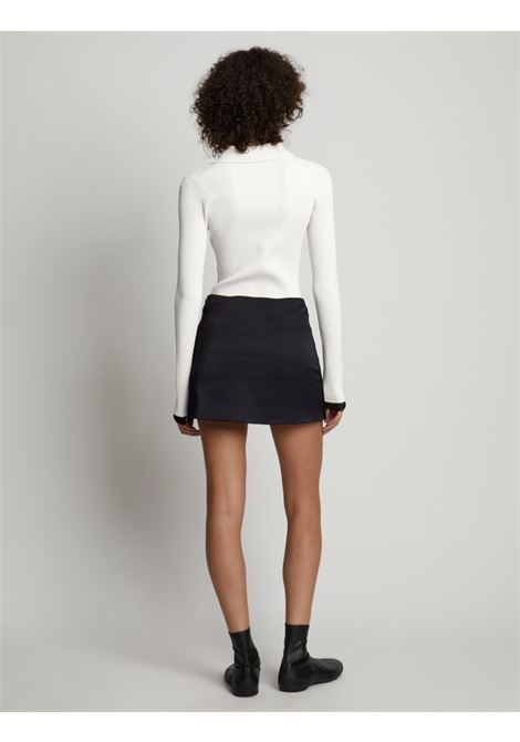 Black satin mini skirt - women PROENZA SCHOULER WHITE LABEL | WL2315097001