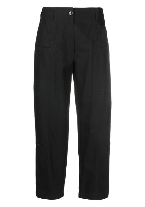 Black cargo cropped trousers - women PROENZA SCHOULER WHITE LABEL | WL2316150001