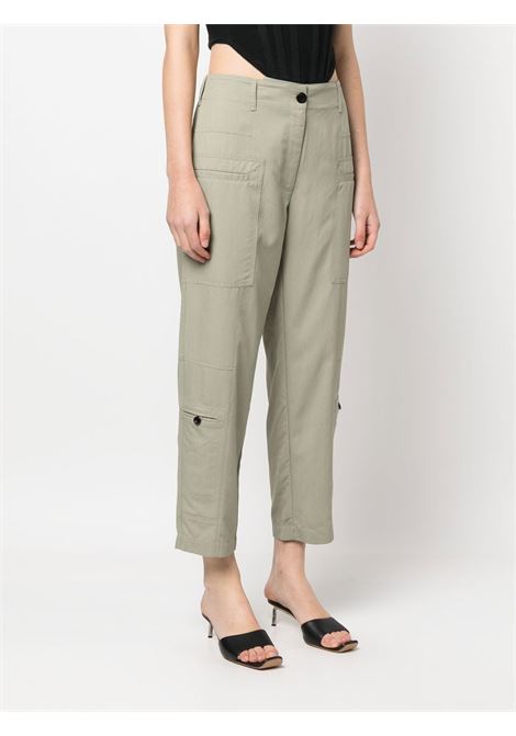 Pantaloni cargo crop in grigio - donna PROENZA SCHOULER WHITE LABEL | WL2316150020