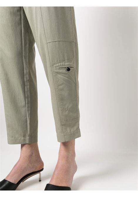 Grey cargo cropped trousers - women PROENZA SCHOULER WHITE LABEL | WL2316150020