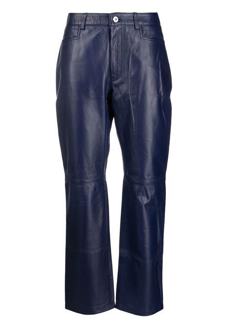Blue straight-leg trousers - women  PROENZA SCHOULER WHITE LABEL | WL2326100402