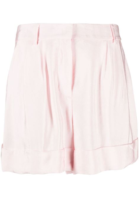 Pantaloncino con risvolto in rosa - donna PT01 | BSDLZ00STDFT370600