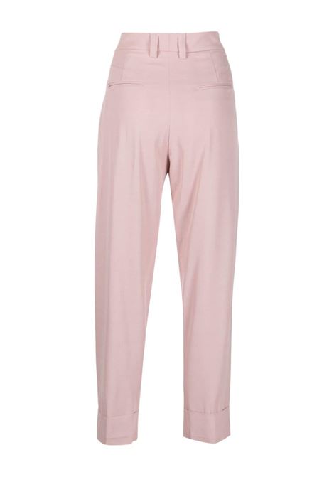 Pink high-waist tapered trousers - women  PT01 | VSCOZ00STDBB550600