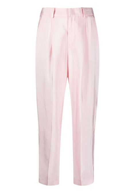 Pink tapered satin trousers - women  PT01 | VSDAZ00STDFT370600