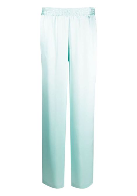 Pantaloni a palazzo con vita elasticizzata in blu - donna PT01 | VSLD000STDDX110410