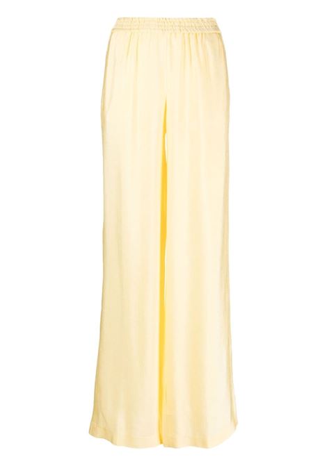 Yellow wide-leg trousers - women  PT01 | VSLD000STDFT370800