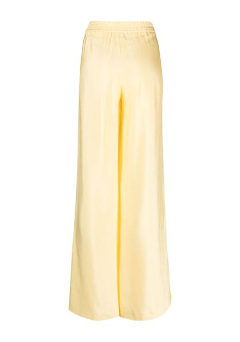 Yellow wide-leg trousers - women  PT01 | VSLD000STDFT370800