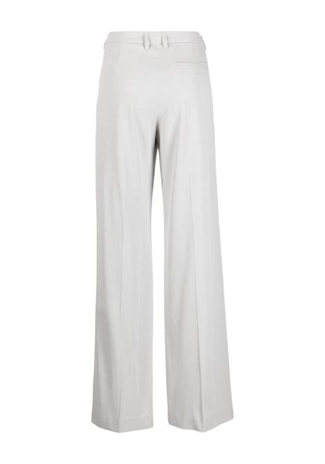 Grey straight-leg cut trousers - women  PT01 | VSLLZ00STDBB550200