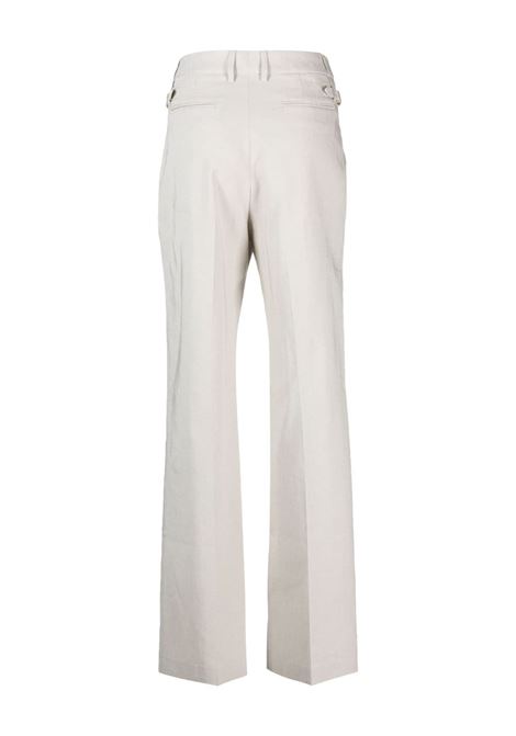 Pantaloni sartoriali a gamba ampia in grigio - donna PT01 | VSSBZ00STDFT290020