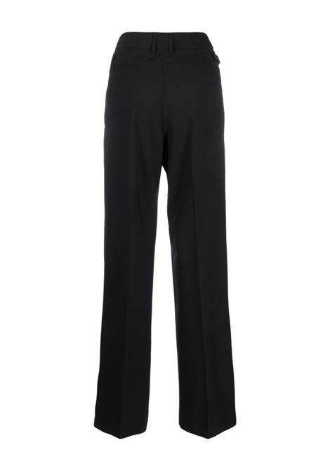 Black straight-leg trousers - women  PT01 | VSSBZ00STDTO990990