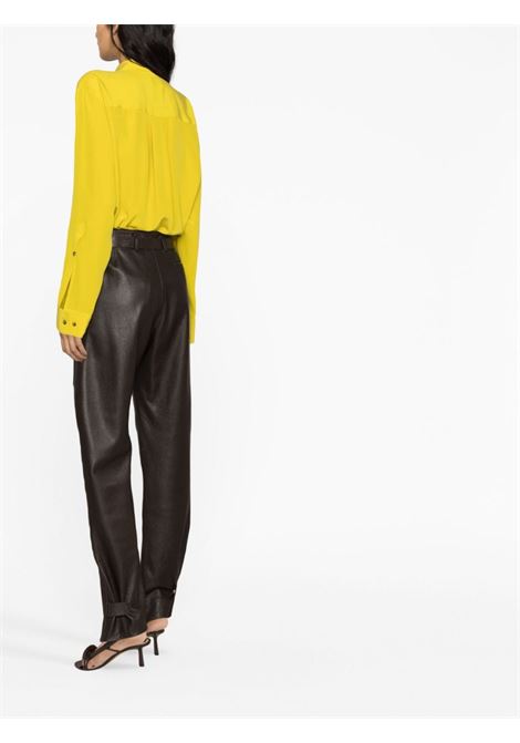 Blusa con fiocco in giallo - donna QUIRA | Q136SIQ0020